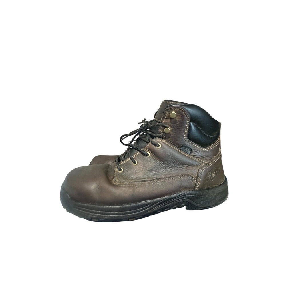 Danner Caliper 6" Brown Leather Steel Toe Work Boots 19453 Men's Size 11 D Used